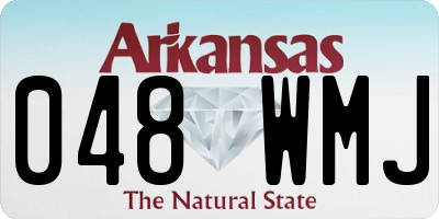 AR license plate 048WMJ