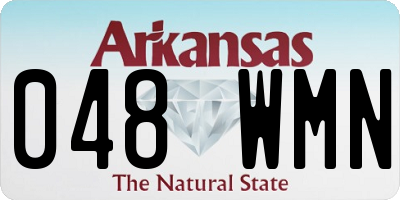 AR license plate 048WMN