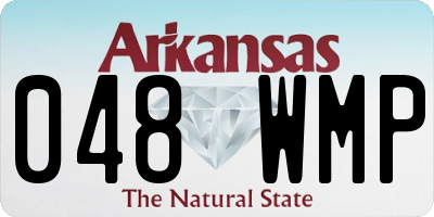 AR license plate 048WMP