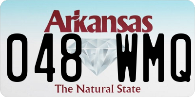 AR license plate 048WMQ
