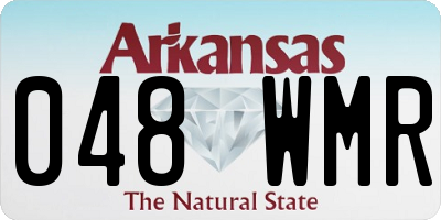 AR license plate 048WMR