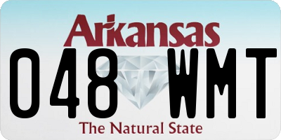AR license plate 048WMT