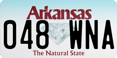 AR license plate 048WNA