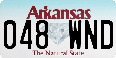 AR license plate 048WND