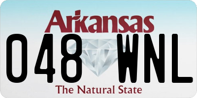 AR license plate 048WNL