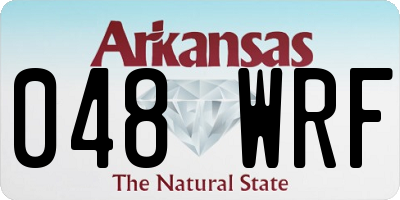 AR license plate 048WRF