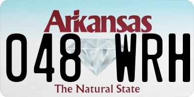 AR license plate 048WRH