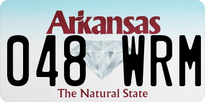 AR license plate 048WRM