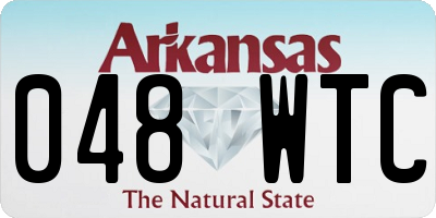 AR license plate 048WTC