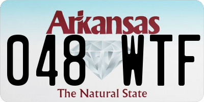 AR license plate 048WTF