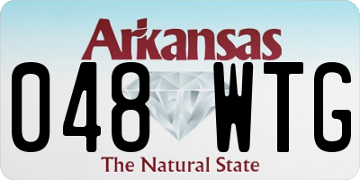AR license plate 048WTG