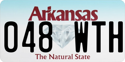 AR license plate 048WTH