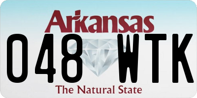 AR license plate 048WTK