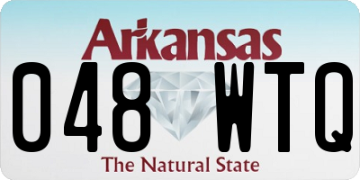 AR license plate 048WTQ