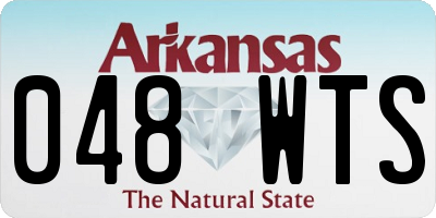 AR license plate 048WTS