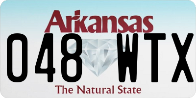 AR license plate 048WTX