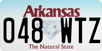 AR license plate 048WTZ