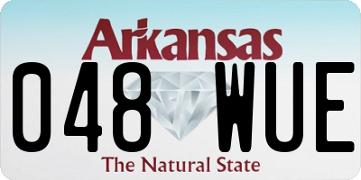 AR license plate 048WUE