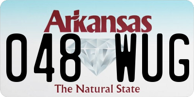 AR license plate 048WUG