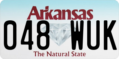 AR license plate 048WUK