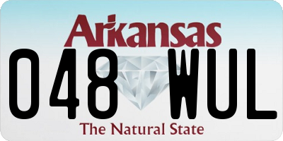 AR license plate 048WUL