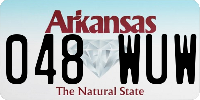 AR license plate 048WUW