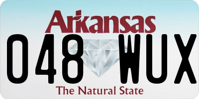 AR license plate 048WUX