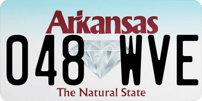 AR license plate 048WVE