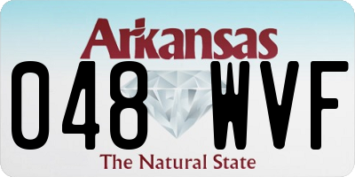 AR license plate 048WVF