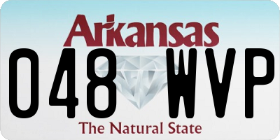 AR license plate 048WVP