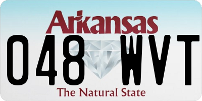 AR license plate 048WVT