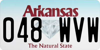 AR license plate 048WVW