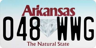 AR license plate 048WWG