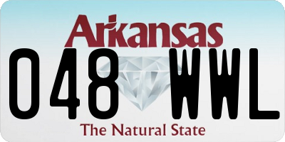 AR license plate 048WWL