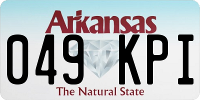 AR license plate 049KPI