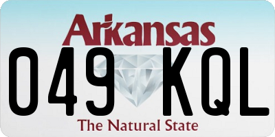 AR license plate 049KQL