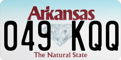 AR license plate 049KQQ
