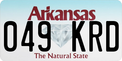 AR license plate 049KRD