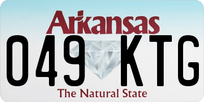 AR license plate 049KTG