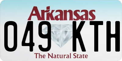 AR license plate 049KTH
