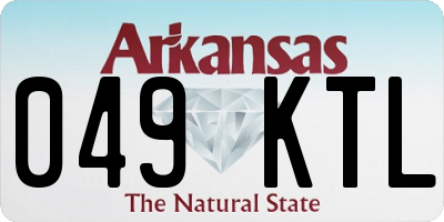 AR license plate 049KTL
