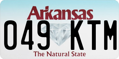 AR license plate 049KTM