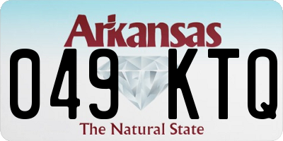AR license plate 049KTQ