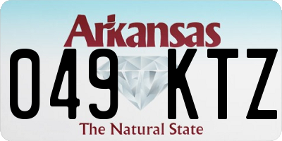 AR license plate 049KTZ