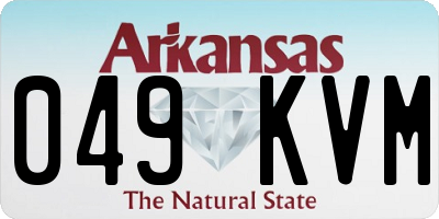 AR license plate 049KVM