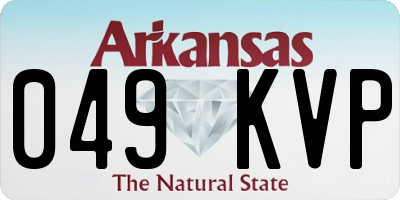 AR license plate 049KVP