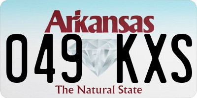 AR license plate 049KXS