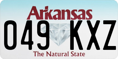 AR license plate 049KXZ