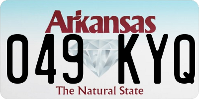 AR license plate 049KYQ