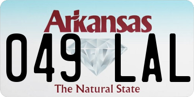 AR license plate 049LAL